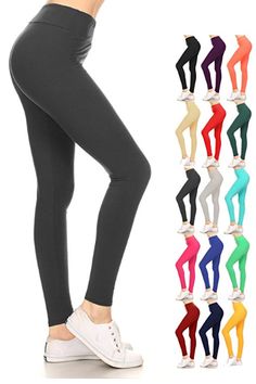 Dress Over Pants, How To Wear Leggings, Buttery Soft Leggings, Fashion For Women Over 40, Solid Leggings, Best Leggings, Soft Leggings, Womens Casual Outfits