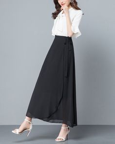 * A high-end midi skirt with wide hem, very cool. * Made of quality pearl chiffon, very smooth and comfortable. * Material: 100% polyester * Size: True to US size, US 0-US 20 are available, you can let us know your usual size and height in your order. * Shipping: Free shipping Processing time : 5-7 Business days Delivery time : 7-20 Business days Tracking number available If you need rush order or expedited shipping, please let us know, thanks. Floral Chiffon Skirt, Chiffon Midi Skirt, Skirt Chiffon, Plus Size Skirt, Skirt Plus Size, Skirt High Waist, Elastic Waist Skirt, Womens Maxi Skirts, High Waist Skirt