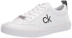 PRICES MAY VARY. With a minimalist inspiration, the Calvin Klein Lariss is made with a lace-up closure, heel logo, a padded insole and a signature rubber outsole. Closed Toe Lace up Closure Modern Sneakers With Logo For Spring, Modern Logo Sneakers For Spring, Spring Logo Lace-up Sneakers, Spring Lace-up Sneakers With Logo, Essential Fashion, Minimalist Inspiration, Sneaker Design, Athletic Trainer, Trainers Fashion