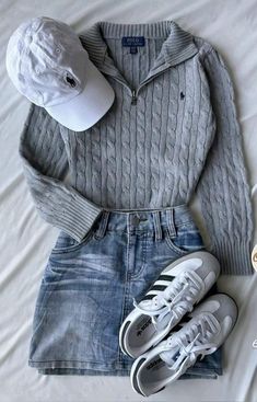 Skandinavian Fashion, Uni Outfits, Casual Day Outfits, Looks Street Style, Ralph Lauren Outfits, Cute Everyday Outfits, Looks Chic