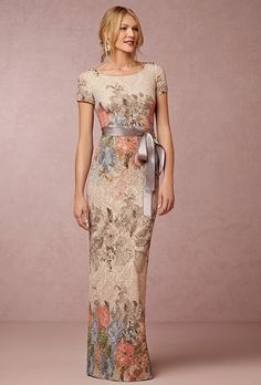 Brides.com: . "Melinda" dress, $220, Adrianna Papell available at BHLDN Reminds me almost too much of the bridesmaids dresses, but I like the floral style. Melinda Dress, Ranveer Singh, Beauty Dress, Zuhair Murad, Bride Clothes