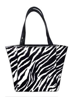 "PLEASE CONTACT US FOR RESALE PRICE US HANDMADE Handbag Shopping Travel Shoulder Bag Style with \"Zebra Animal Fur\" Pattern Purse, Cotton, New DIMENSION: 19\" LENGTH X 12\" HEIGHT X 8\" WIDTH * 11\" Double Handle * COMPLETELY LINED INSIDE * SHINNY RED SATIN LINING * TOP ZIPPER CLOSURE * 1 INSIDE ZIPPER POCKET * 1 OUTSIDE ZIPPER POCKET * I INSIDE POCKET * 4 LAYERS OF FABRICS (BE SURE TO COMPARE TO DIMENSIONS ABOVE) THIS ITEM COMES WITH ASSORTED IMAGES You can ALSO pick any fabrics from our \"SIT Trendy Black Zebra Print Bags, White Rectangular Bag With Zebra Print, Black Zebra Print Bags For Daily Use, Black Zebra Print Bag For Daily Use, Everyday Use Zebra Print Tote Bag, Travel Zebra Print Rectangular Bag, Everyday Use Zebra Print Shoulder Bag, Everyday Zebra Print Tote Bag, Travel Rectangular Zebra Print Bag