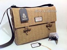 Handwoven Harris Tweed Pure Wool Large by MarysCollection2013 Leather Messenger Bags, Leather Messenger Bag Men, Wool Bags, Multipurpose Bag, Pen Accessories, Bags Messenger, Rucksack Backpack, Mens Leather Bag, Tote Pattern