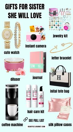 gifts for sister she will love