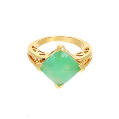 Green Chrysoprase 14k Gold Fill Ring, Chrysoprase Gold Ring, Anniversary Gift for Her Metal : 92.5 Pure Sterling Silver Plating : 18K 2.5 Micron Gold Plated, Rose Gold Plated, Rhodium Plated ♥ PRODUCT DETAILS Silver Weight : 6.73 gm Stone : Chrysoprase Size : 11x11 mm NOTE: All our Rose Gold and Yellow Gold Jewelry is 2.5 Micron Plated. Therefore we recommend that better care to be taken. It should not be exposed to water and moisture regularly and should be kept in a dry and closed box if the climate is humid. This will help to make the plating last longer and can prevent the item from tarnishing. The base is 925 Sterling Silver only. ♥ This Product can be gifted on the following Occasions:- Wedding Gift, Birthday Gift, Anniversary Gift, Baby Shower Gift, Graduation Ceremony, Mother's Day Chrysoprase Ring, Yellow Gold Jewelry, Gold Filled Ring, Gift Graduation, Graduation Ceremony, Anniversary Gift For Her, Gift Birthday, Rings Statement, Rose Gold Plates