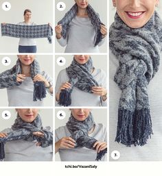 Mode Ab 50, Diy Clothes Hacks, Scarf Tying, Winter Fits, Queen B, Clothing Hacks, Colourful Outfits