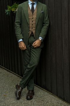 Grey Suite, Green Tweed Suit, Mens Tweed Suit, Tweed Wedding, Costum Elegant, Tweed Wedding Suits, Mens Wedding Attire