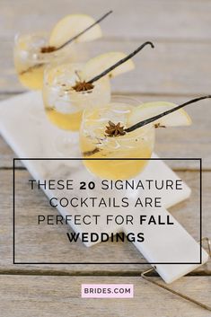 three glasses filled with drinks sitting on top of a white plate