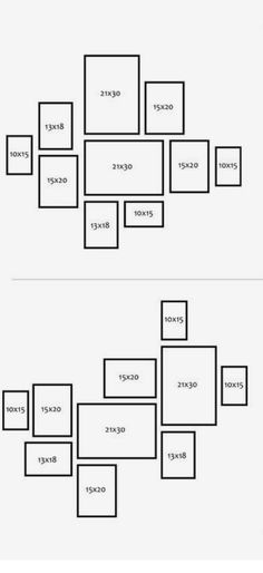 the family tree is shown in two separate sections, each with different names and numbers