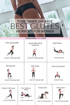 #bootyworkout #bumgrowth #womensworkouts #homeworkouts #noequipment #gluteenlarger Booty workout: Get Ready for Rapid Bum Growth! Get Sexy Curves with this 30 minute women’s workout. See the before and after transformation, get a bigger peachy butt in 30 days with this challenge no equipment killer routine. Tone it up daily for a perfect Brazilian beach bum. Get ready for summer vibes, this home workout will get you looking hot in that bikini. Just click on the pin to see the full workout. Full Glutes Workout At Home, Full Glute Workout Home, Dumpy Workout, Glute Workout No Equipment, Anime Workouts, Bigger Bum Workout, One Leg Deadlift, Glute Raises, Big Bum