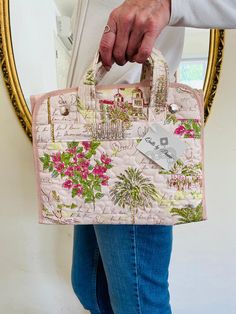 "Makeup Bag, NWT, Floral Pink, Travel Bag, Toiletry Bag, Quilted Bag NWT Toiletry Bag Travel Bag NEW 3 large interior zippered areas Hanging Hook and top handle Measures 23\" x 11\" Pretty pink with flowers and palm trees Makeup Bag, NWT, Floral Pink, Travel Bag, Toiletry Bag, Quilted Bag" Travel Cosmetic Satchel Bag, Pink Pouch Box Bag For Travel, Pink Shopping Bag With Zipper Pouch, Pink Travel Box Bag With Top Carry Handle, Pink Bag With Zipper Pouch For Everyday Use, Pink Box Bag With Top Carry Handle For Travel, Everyday Satchel Cosmetic Bag, Pink Box Bag With Handles For Travel, Rectangular Zipper Pouch Bag For Travel