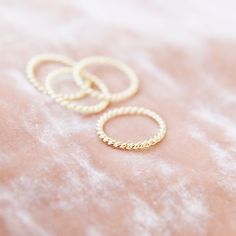 Liv Rope Ring. #ring #coastalinspired #preppy #newengland Rope Ring, Rope Rings, Rope Design, Ring Ring, Delicate Bracelet, Gold Ring, Dream Closet, Gold Rings, Ring