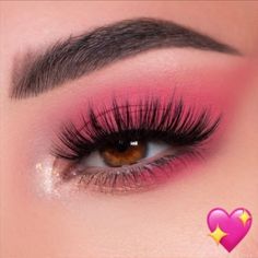 Pink Makeup Looks For Homecoming, Cute Pink Eyeshadow Looks, Make Up Eyes Pink, Pink Eye Shadow Looks, Makeup Rosado, Pink Prom Makeup, Make Up Rosa, Makeup Looks Pink, Pink Makeup Ideas