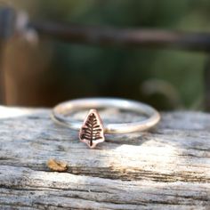 Little Copper Tree Ring, Pine Tree Ring, Copper Pine Tree, Womens Stack Ring, Sterling Silver, Sterling Band, Northwest Pine Ring, Copper - Etsy Nature-inspired Adjustable Stackable Rings As Gift, Nature-inspired Stackable Rings For Gifts, Nature-inspired Nickel Free Ring As Gift, Nature-inspired Nickel-free Ring As Gift, Nature-inspired Nickel Free Rings For Gifts, Money Rings, Copper Tree, Sunflower Ring, Tree Ring