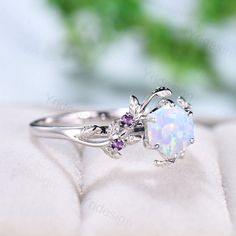 Elegant White Opal Engagement Ring Vintage Unique Hexagon Fire Opal Ring Natural Inspired Leaf Vine Cluster Amethyst Wedding Ring Women Giftclick_key=a1b6660900af2937d30cc58ab8fd816c435971c0%3A1227573563&click_sum=2fb72805&ga_search_query=hexagon&ref=shop_items_search_20&frs=1 ≫≫ Item Details Make every ring to order, all rings are handmade in the United States. Metal: Solid 10K & 14K & 18K Gold Gold Color: Rose gold, Yellow gold, White gold ➽ Center Stone 6x6mm hexagon cut lab white opal ➽ Acce Formal White Amethyst Jewelry, White Amethyst Jewelry For Formal Occasions, Elegant White Amethyst Wedding Ring, White Amethyst Wedding Ring Fine Jewelry, Elegant White Amethyst Ring Gift, Fine Jewelry White Amethyst Wedding Ring, White Amethyst Ring For Anniversary, Silver Amethyst Crystal Ring For Wedding, White Amethyst Wedding Ring In Fine Jewelry Style