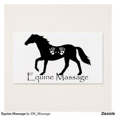 Equine Massage Business Card Equine Bodywork, Equine Massage Therapy, Horse Massage, Equine Massage, Logo Horse, Massage Logo, Anchor Monogram, Massage Business, Horse Logo