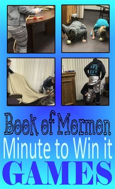 the book of mormon minute to win it games is now available for kids and adults