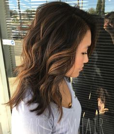 Light+Brown+Highlights+For+Dark+Brown+Hair 80 Hairstyles, Brunette Ombré, Highlights For Black Hair, Dark Brown Hair With Highlights, Warm Brown Hair, Ideas For Brown Hair, The Right Hairstyles, 50 Hairstyles