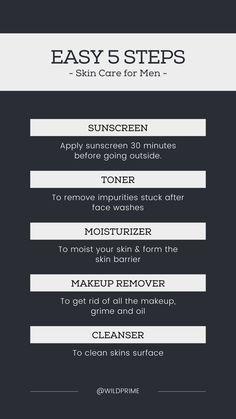 #skincare #menstyle #mentalwellness Steps Skincare, Skincare Routine Order, Skincare Steps, Tips Skincare, Routine Skincare, Skin Care Steps, Oil Cleanser, Pale Skin