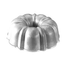 a bundt cake pan sitting on top of a white table