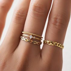 Jewelry Gift Guide, Woven Ring, Stackable Rings Silver, Dainty Gold Rings, Moms Bracelet, Everyday Ring, Choker Pendant, Studded Necklace, Gold Statement Ring