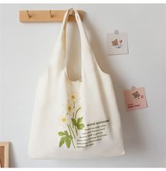 Main Material: CanvasOrigin: Mainland ChinaCN: ZhejiangMaterial Composition: canvasPattern Type: FloralGender: WOMENClosure Type: HaspStyle: CasualItem Type: Shopping BagsColor: As showSize: 36x32x26cmItem tape: canvas bagStyle: Eco Handbag Tote[23y 2m 9d] Shopping Bags Illustration, Bags Illustration, Canvas Vest, Bag Illustration, Women Backpack Travel, Flower Handbag, Bag Designs, Yellow Handbag, Green Handbag