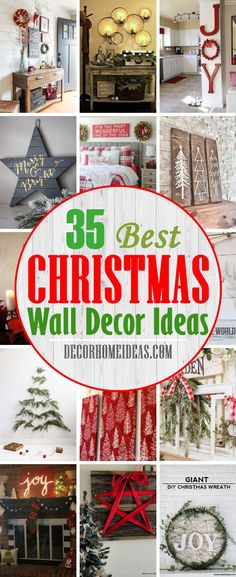 christmas wall decor ideas that are easy to make