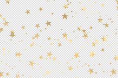 gold stars on a white background