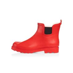 NORTY Womens Matte Ankle High Rain Boots Red. Adult Ladies Waterproof Winter Spring Garden Boot Medium Width. No matter how wet, muddy, or slick it gets outside, our adult rain boots for women have you covered. An ankle-cut and fun, feminine styling keeps you warm, dry, and outfitted in fresh fall and winter-ready looks. This extra-roomy insulated rubber boot lets you layer on your favorite thick socks on the colder days, and a rugged rubber tread sole makes sure you don't slip and slide. Whethe High Rain Boots, Rain Boots For Women, Red Rain Boots, Garden Boots, Paddock Boots, Garden Shoes, Ankle Rain Boots, Casual Dress Shoes, Slip And Slide