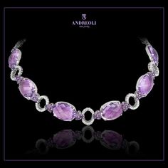 Andreoli Amethyst And Diamond Necklace features : 3.57 ct Diamond179.36 ct Amethyst56.40 g 18k GoldMade In Italy Luxury Purple Diamond Necklace, Luxury Amethyst Necklace For Formal Occasions, Exquisite Amethyst Necklace For Formal Occasions, Exquisite Formal Amethyst Necklace, Luxury Amethyst Necklace With Gemstone Accents, Lavender Gemstone Necklace For Formal Occasions, Formal Fine Jewelry Amethyst Necklaces, Luxury Lavender Jewelry With Gemstone Accents, Luxury Amethyst Briolette Jewelry