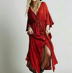 Could Someone Please Help Me Find A Free People Bombora Maxi Size Xs In This Rust Color Please! Have Been Searching All Over For One. Thank You Please Help Me, Rust Color, Free People Dresses, Free People Dress, Help Me, Rust, Free People, Maxi Dress, Thank You