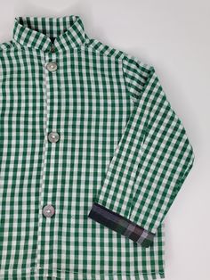 Long Sleeve Check and Plaid Set-Boy's Clothing-Boy's Clothing Store Shirt & Pants Set Alfa Baby Boutique 0-3 Green Male Gingham Cotton Long Sleeve Sets, Gingham Cotton Sets With Long Sleeves, Gingham Cotton Set With Long Sleeves, Long Sleeve Gingham Cotton Set, Plaid Long Sleeve Sets For Fall, Classic Long Sleeve Sets For Fall, Fitted Long Sleeve Plaid Sets, Long Sleeve Gingham Shirt With Buttons, Preppy Long Sleeve Plaid Shirt