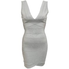 Herve Leger Silver Sleeveless Bandage Dress Condition: Never Worn, With Tag Fabric Content: 91% Rayon / 8% Nylon / 1% Elastane Care: Hand Wash Cold Country Of Origin: Imported Color: Silver Closure / Opening: Back Zipper With Hook And Eye Size X Small Bust 14" Waist 11" Hip 14" Length 31.75" Material: Viscose Category: Clothing Subcategory: Dresses Sub Sub Category: Mini 28462-185 S624ma ** Photos Are Of The Actual Item ** ** Roundabout Couture Certified Authentic ** Elegant Sleeveless Bandage Dress For Spring, Sleeveless Bandage Dress For Cocktail, Bandage Dress Herve Leger, Red Bandage Dress, Herve Leger Dress, White Cocktail Dress, Bandage Dress Bodycon, Printed Summer Dresses, Sophisticated Dress