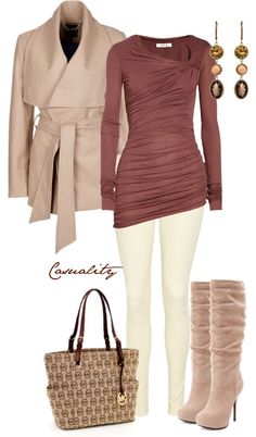 Stylish Outfit Draped Top, Complete Outfits, Work Fashion, Look Fashion, Classy Outfits, Autumn Winter Fashion