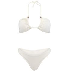 Introducing the Santorini Bikini Set - a timeless embodiment of elegance and versatility. Crafted from a newly refined textured fabric, this bikini set exudes sophistication. The top is adorned with exquisitely crafted 18k golden-plated Evil Eyes, adding a touch of allure to your beach look. Its multi-way design lets you personalize your style, whether you prefer a crisscross neck, strapless allure, or a classic triangle top. Paired with either high-leg or high-waist bottoms, the Santorini Bikini Set is the epitome of chic beach fashion. Embrace the sun, sea, and style with this exclusive swimwear, designed for those who appreciate both luxury and comfort. Elevate your beach experience with the Santorini Bikini Set. Features: Triangle top multiple ways to wear 18k gold-plated Lucky Eye cha Black Taps, Evil Eyes, Beach Fashion, High Waist Bottoms, Fuchsia Color, Triangle Top, Beach Look, Off White Color, High Leg