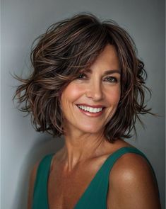 Medium Length Over 50 Hairstyles, Layered A Line Bob With Bangs, Hair Cuts Over 50 Women, Shoulder Length Hairstyles For Women Over 50, 55 Year Old Women Hair, Over 50 Curly Hairstyles For Women, Women’s Short Hairstyles, Shag Hair Styles, Over 50 Haircuts