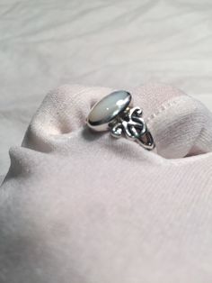 Lovely polished 925 sterling silver has the look of white gold set with a huge white Mother Of Pearl set in very detailed vintage filigree Size 7, 8, 9, 9.25 and 10 All rings are shipped free in the US in a nice gift box. Check out our over a THOUSAND great reviews Engraving is $4 per letter and is not always perfect depending on the piece. It can take a few days if the jeweler is busy. This is payable to Paypal Judithsltd@gmail.com Black Rhodium Ring, White Gold Set, Gothic Rings, Pearl Set, Mother Pearl, London Blue Topaz, Gold Set, Antique White, Antique Rings