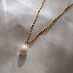 Dainty and delicate, this is the necklace you want for an everyday wear. Pairs well with our Pearl Threaders or Grace Hoops.  -stainless steel, gold plated  -15.5" chain with 2" extender Pearl Drop Necklace, Drop Necklace, Everyday Jewelry, Pearl Drop, Minimalist Jewelry, Timeless Classic, Pearl Jewelry, Timeless Pieces, Gold Chain