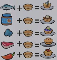 an image of different food items on plates