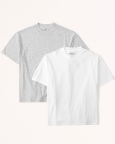 Women's 2-Pack Essential Easy Tees | Women's Tops | Abercrombie.com Abercrombie And Fitch Outfit, Abercrombie T Shirt, Dream Summer, Swimwear Suits, Plain Tees, Ladies Tee Shirts, Basic Shirts, Tees For Women, Women's Tops