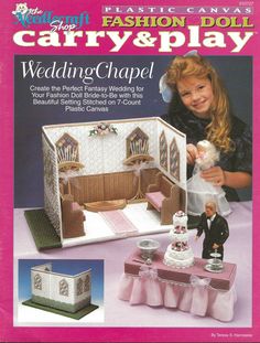 an advertisement for a doll's wedding chapel