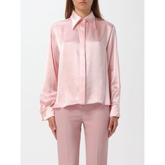 Spring/Summer 2024 Hebe Studio Shirt Woman Pink Size Type: It Sku: Gig-H225-Shrt-Slk ~ Baby Pink Welcome To The Official Luosophy Poshmark Closet! Luosophy Is A Luxury Brand Reselling Company Founded In San Diego, Ca From 2016. All Our Products Are Imported From Italy And Sold In The Usa. We Do Our Best To Provide High Fashion, Luxury Items At Affordable Prices. We Guarantee All Our Products Are 100% Authentic. Shop With Us And You Will Forget About Shopping At Department Or Brand Name Stores. O Designer Blouse With Spread Collar For Summer, Designer Summer Blouse In Relaxed Fit, Designer Summer Blouse With Relaxed Fit, Luxury Silk Tops For Summer, Spring Designer Tops With Spread Collar, Luxury Pink Blouse, Designer Tops With Spread Collar For Spring, Luxury Pink Tops For Spring, Designer Pink Workwear Blouse