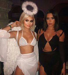 celebrity halloween costumes - Google Search Diy Group Halloween Costumes, Halloween Parejas, Amazing Halloween Costumes, Hot Halloween, Duo Halloween Costumes, 21 Birthday, Celebrity Halloween Costumes, Halloween Custom