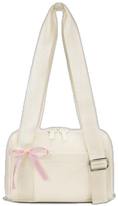 Sporty Everyday Shoulder Bag With Adjustable Straps, Sporty Bags With Adjustable Straps For Daily Use, School Gym Bag Satchel With Adjustable Strap, School Gym Bag With Adjustable Strap And Satchel Shape, Rectangular School Duffle Bag With Adjustable Strap, Functional School Duffle Bag With Adjustable Strap, White Shoulder Bag With Adjustable Handle For School, Sporty White Duffle Bag For School, Sporty School Duffle Bag With Adjustable Strap