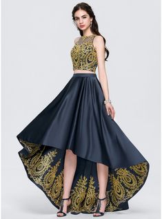 JJ's House Beading Sequins Satin Scoop Fall A-line Plus General Back Zip Modest Prom Dresses Two-Piece Sweet & Flow Elegant Dark Navy No Asymmetrical Blue Model Name:Katy  Height:5.7ft（173cm）  Bust:40in（101cm）  Waist:32in（83cm）  Hips:44in（112cm） Custom Size Sleevele. #JJ's House #Beading #Sequins #Satin #Scoop #Fall #Aline #Plus #General #BackZip #ModestPromDresses #TwoPiece #Sweet&Flow #Elegant #DarkNavy #No #Asymmetrical #Blue #CustomSize #Sleeveless #P Asymmetrical Prom Dress, Lace Beading, Dresses Formal Elegant, Sequin Prom Dresses, Piece Prom Dress, فستان سهرة, A Line Prom Dresses, Grad Dresses, Satin Prom Dress