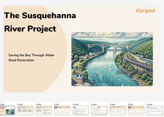 the susquehanaa river project is shown in this slide presentation, with information about its