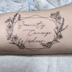 a woman's arm with a quote on it that reads, beauty lounge salon