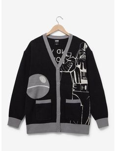 Her Universe Star Wars Darth Vader Portrait Cardigan - BoxLunch Exclusive | BoxLunch Darth Vader Outfit, Galactic Fashion, Empire Symbol, Lack Of Faith, Star Wars Merch, Life Size Cutouts, Star Wars Outfits, Her Universe, Star Wars Inspired