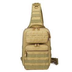 Type of sports: HuntingMaterial: NylonColor: Black, Khaki, ACU Digital, Desert Digital, Jungle DigitalSize: 28*23*13 cm(HXLXW) Small tactical rover sling pack with molle as sling day pack or EDC bag, it's made of durable 600D polyster.Durable and water-resistant. Sling pack size: 12 * 9.5 * 6 inch (H*W*D), enough for c Functional Khaki Chest Bag For Outdoor Activities, Khaki Functional Chest Bag For Outdoor Activities, Functional Khaki Shoulder Chest Bag, Functional Khaki Chest Bag, Khaki Nylon Shoulder Bag For Outdoor Activities, Tactical Khaki Shoulder Bag For Outdoor Activities, Practical Khaki Chest Bag For Outdoor, Functional Khaki Shoulder Bag For Hiking, Tactical Chest Backpack For Travel