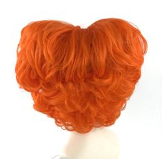 "Welcome to Funtasy Wigs - Premium quality theatrical Halloween costume / cosplay wigs at Discount Prices. Great looking POM POM style Rave Anime Cosplay Party costume wig for teens and adults. Production Type: Custom Design Color: Orange Material: Deluxe Synthetic Wig Fiber Cap Size: 22\" One Size Fits Most Comfort Cap with Adjustable Sizing Straps Condition: NEW Ready to Wear: Yes, no styling needed etsy Price: $49 with FREE SHIPPING Within The US! USA Based Seller" Mean Girls Costume, Pom Pom Fashion, Clueless Cher, Anime Cosplay Costumes, Wig Caps, Orange Material, Costume Wigs, Costume Cosplay, Synthetic Wig